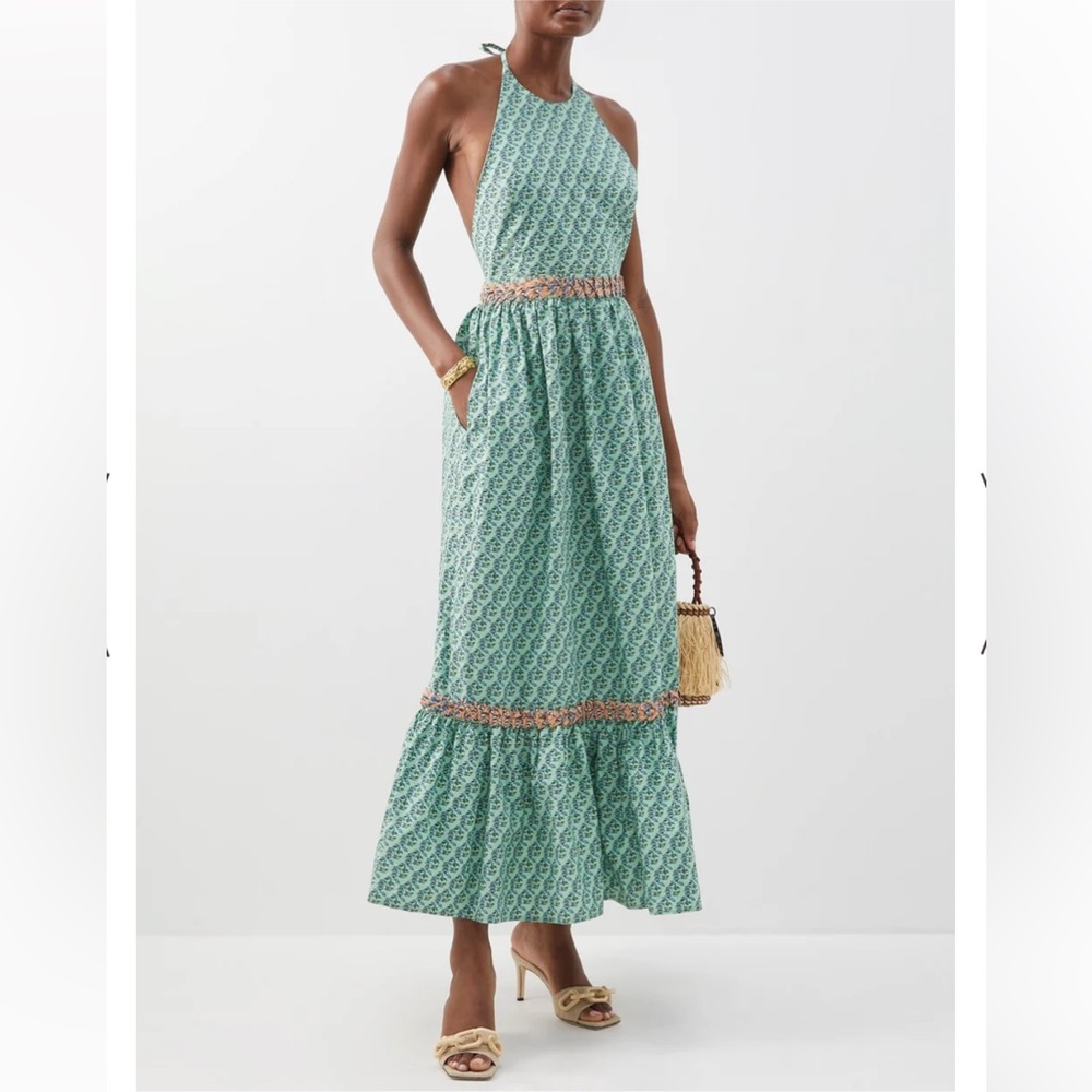 NWT Rhode Salena Jawahar Garden-print cotton-poplin Dress - SOLD OUT EVERYWHERE!